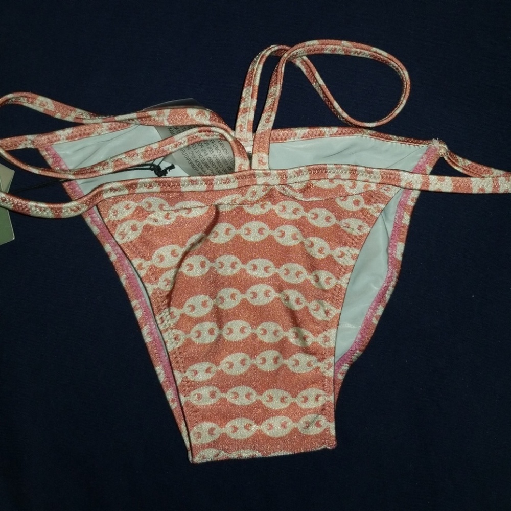 NWT ROSA CHA IZ CHAIN PRINT BIKINI BOTTOM SIZE S - Picture 4 of 7